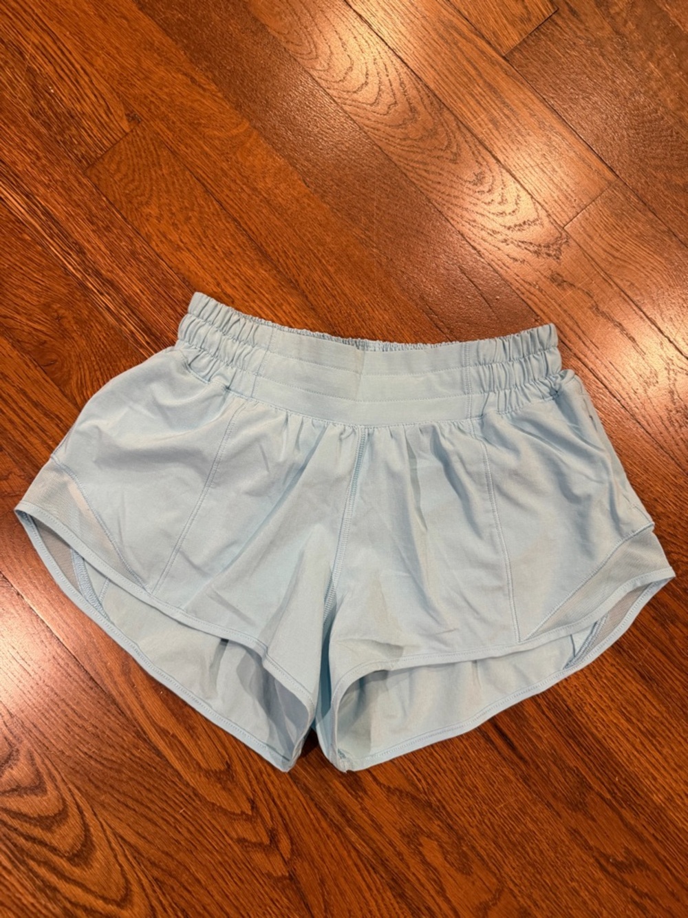 Lululemon- Light Blue Women's Athletic Shorts  Running Shorts
Size 0